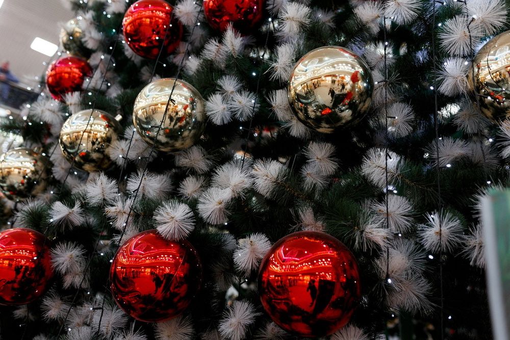 Уличная елка каркасная "Уральская сосна" (бело-зеленая леска) от 4 до 30 м