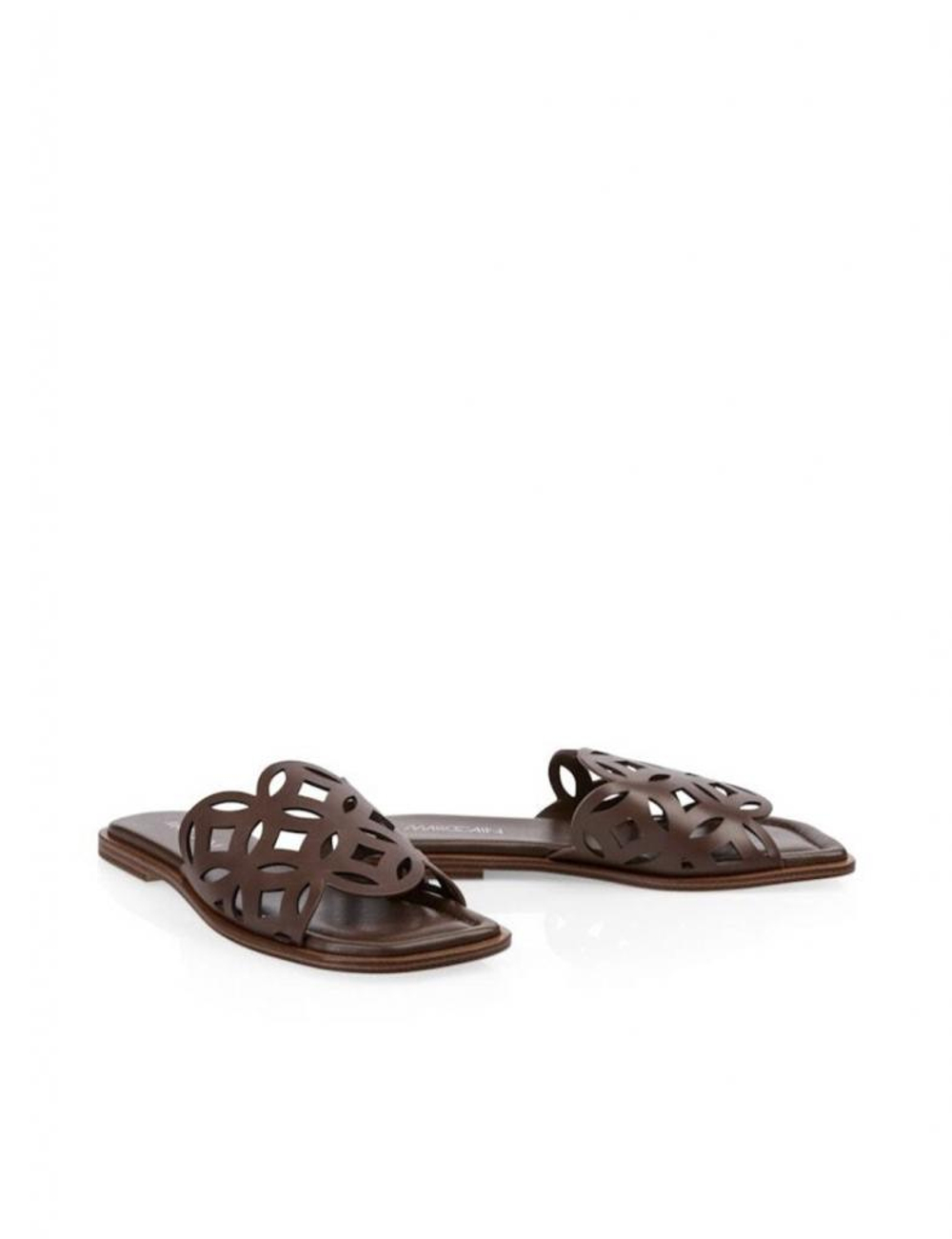 Пантолеты (шлепанцы) MARC CAIN COLLECTIONS YC SG.04 L22 691 в коричневом цвете