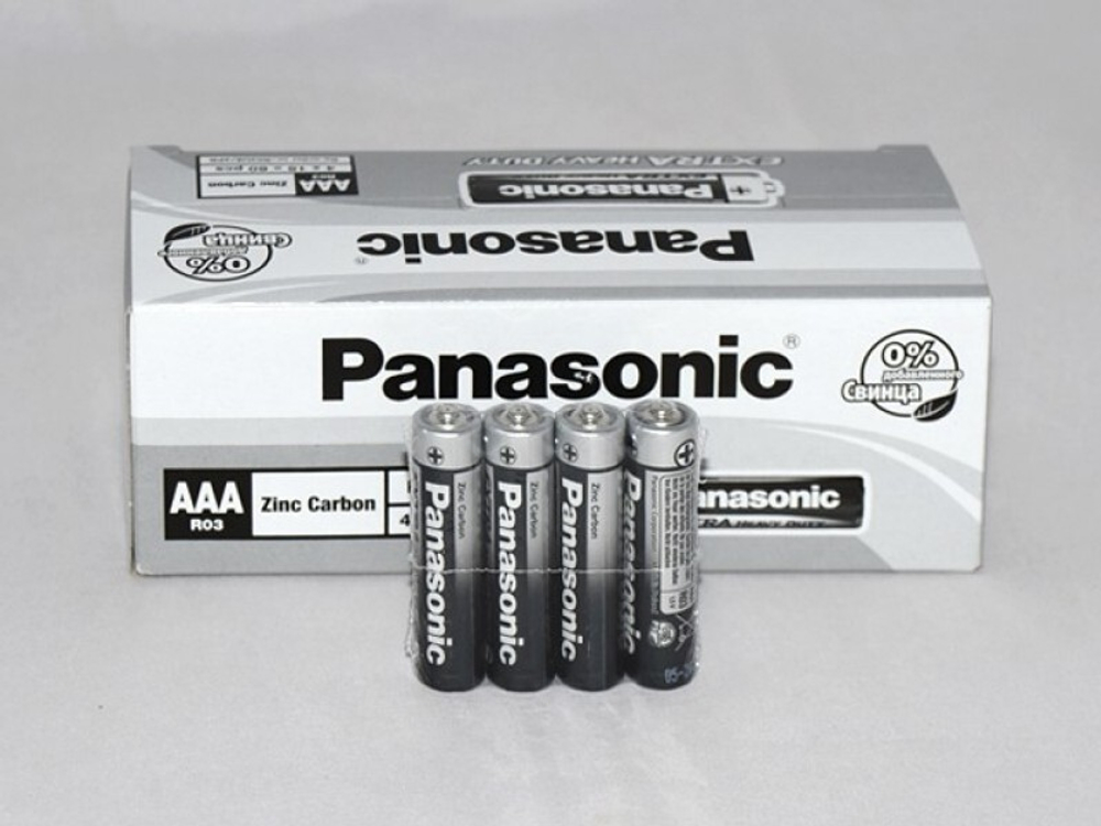 Panasonic General Purpose R03 / AAA уп.60 б/бл.спайка 2 уп.1200