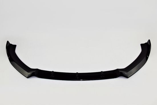 Юбка переднего бампера глянцево - черный V.1 для BMW 5 G30 G31 2017+ Sedan Touring