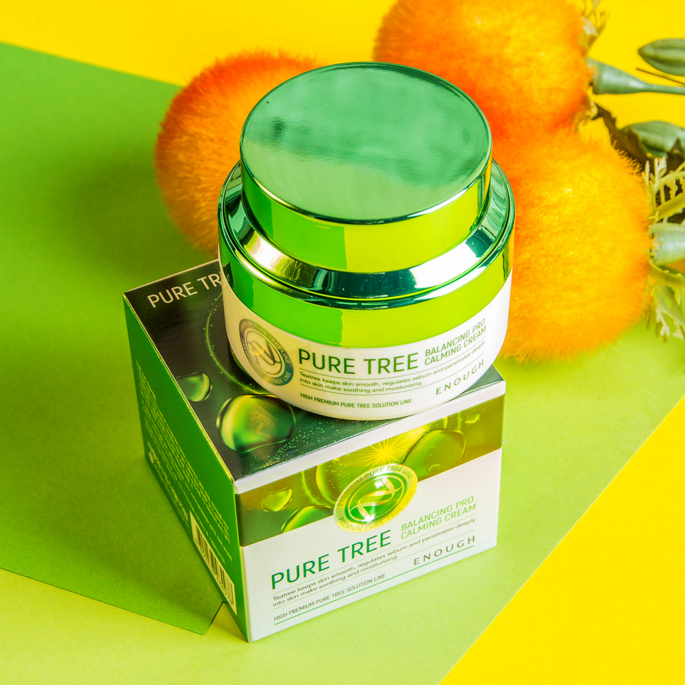 Enough. Крем с экстрактом чайного дерева Pure Tree Balancing Pro Calming Cream