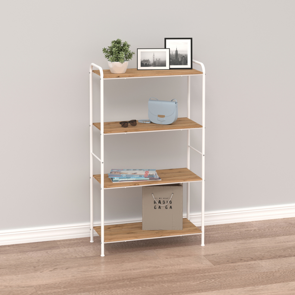Стеллаж "Валенсия 24 W" (VALENCIA 24 W Shelf rack) (Белый)