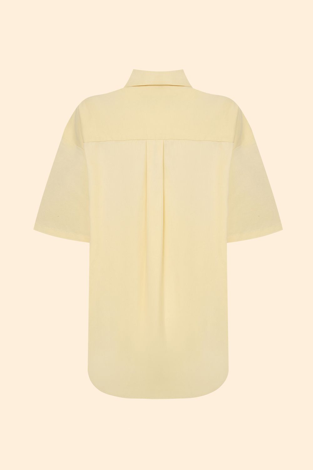 Рубашка из легкого хлопка (Soft Skill), сливочная