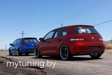 Диффузор заднего бампера R32 LOOK VW Golf 6