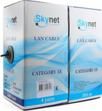 Кабель витая пара U/UTP 5e кат. 2 пары SkyNet СSL-UTP-2-CU-OUT