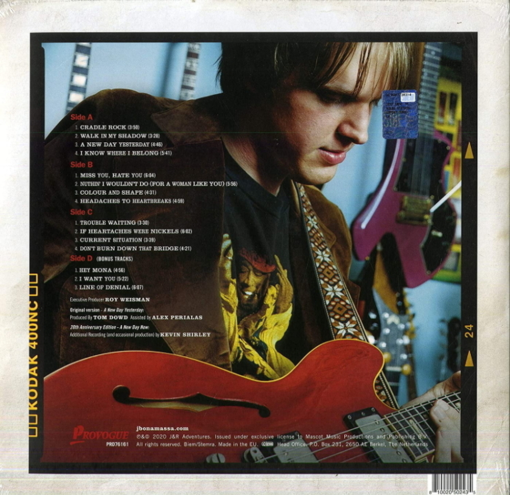 Joe Bonamassa / A New Day Now (20th Anniversary Edition) (Coloured Vinyl)(2LP)