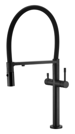 Boheme Смеситель для кухни UNO BLACK c краном для питьевой воды