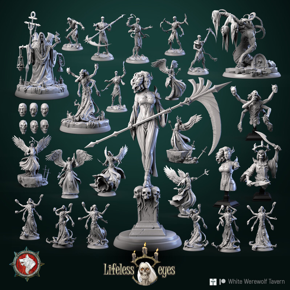 59White Werewolf Tavern миниатюра для dnd, днд, pathfinder, фентези, Настольная игра, НРИ, Варгейм, РПГ
