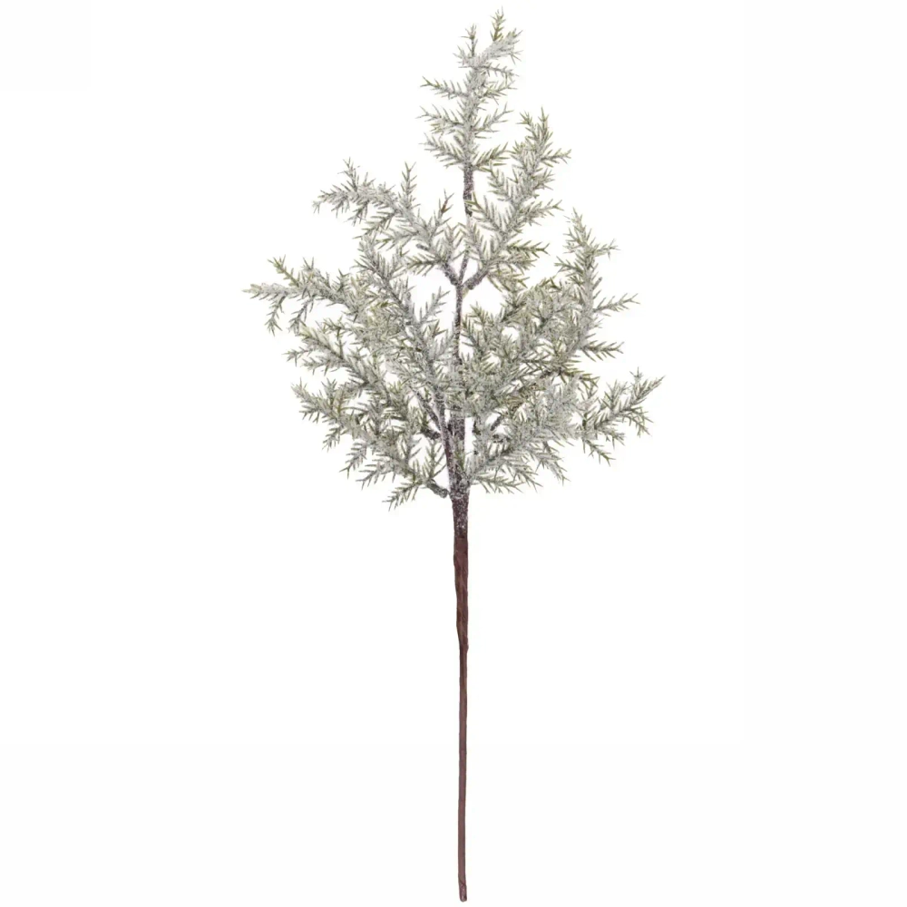 Ветка хвойная «Снежная хвоя» 48 см