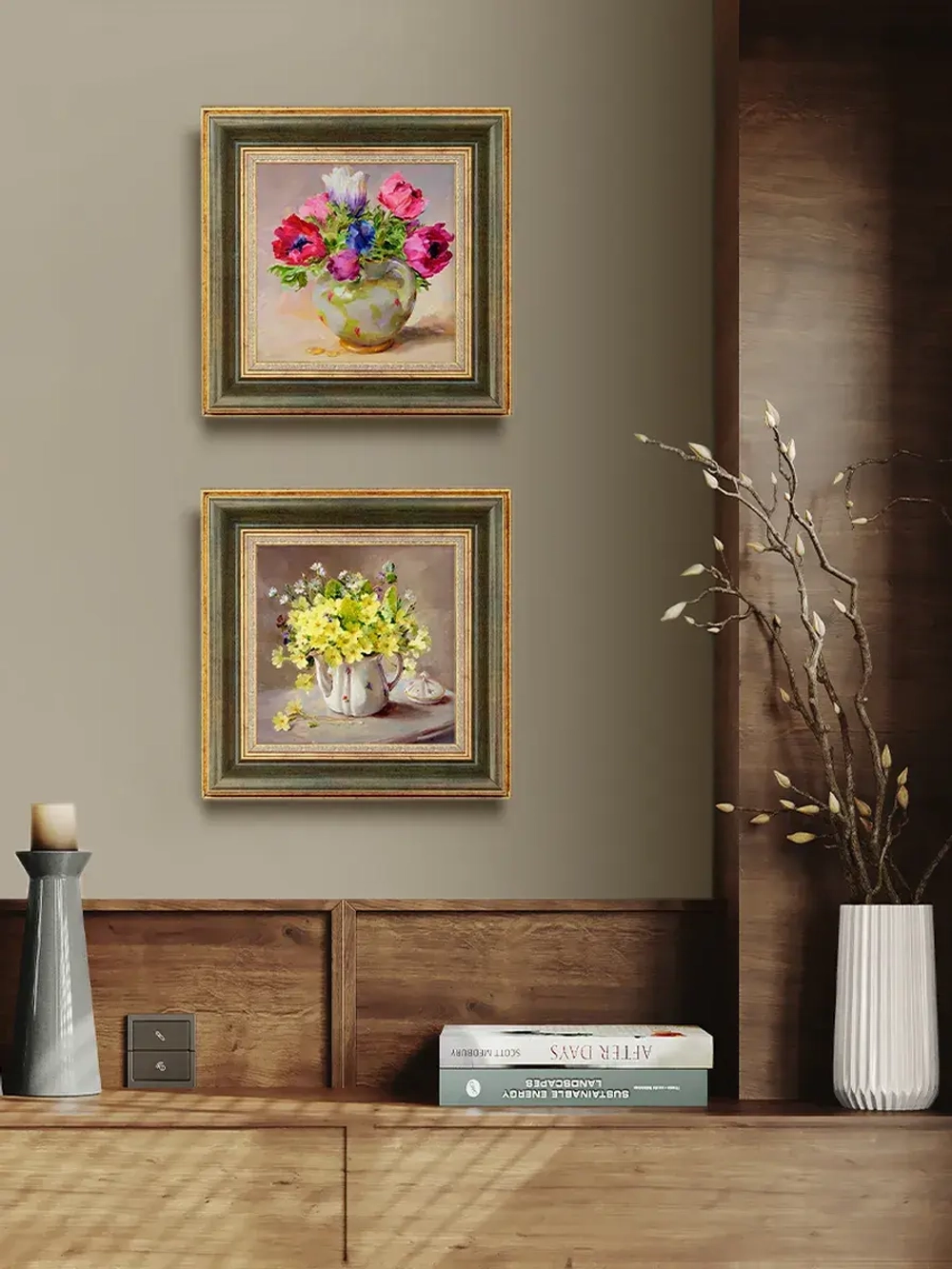 Картина на стену интерьерная на холсте 30х30 см