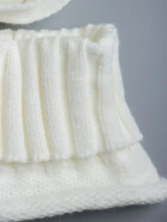 Зимняя шапка для девочки и снуд