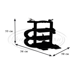 Набор Складывающийся городской гараж + 1 авто