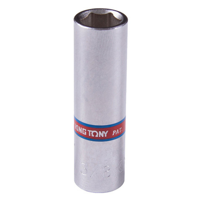 KING TONY (223512S) Головка торцевая глубокая шестигранная 1/4", дюймовая 3/8"