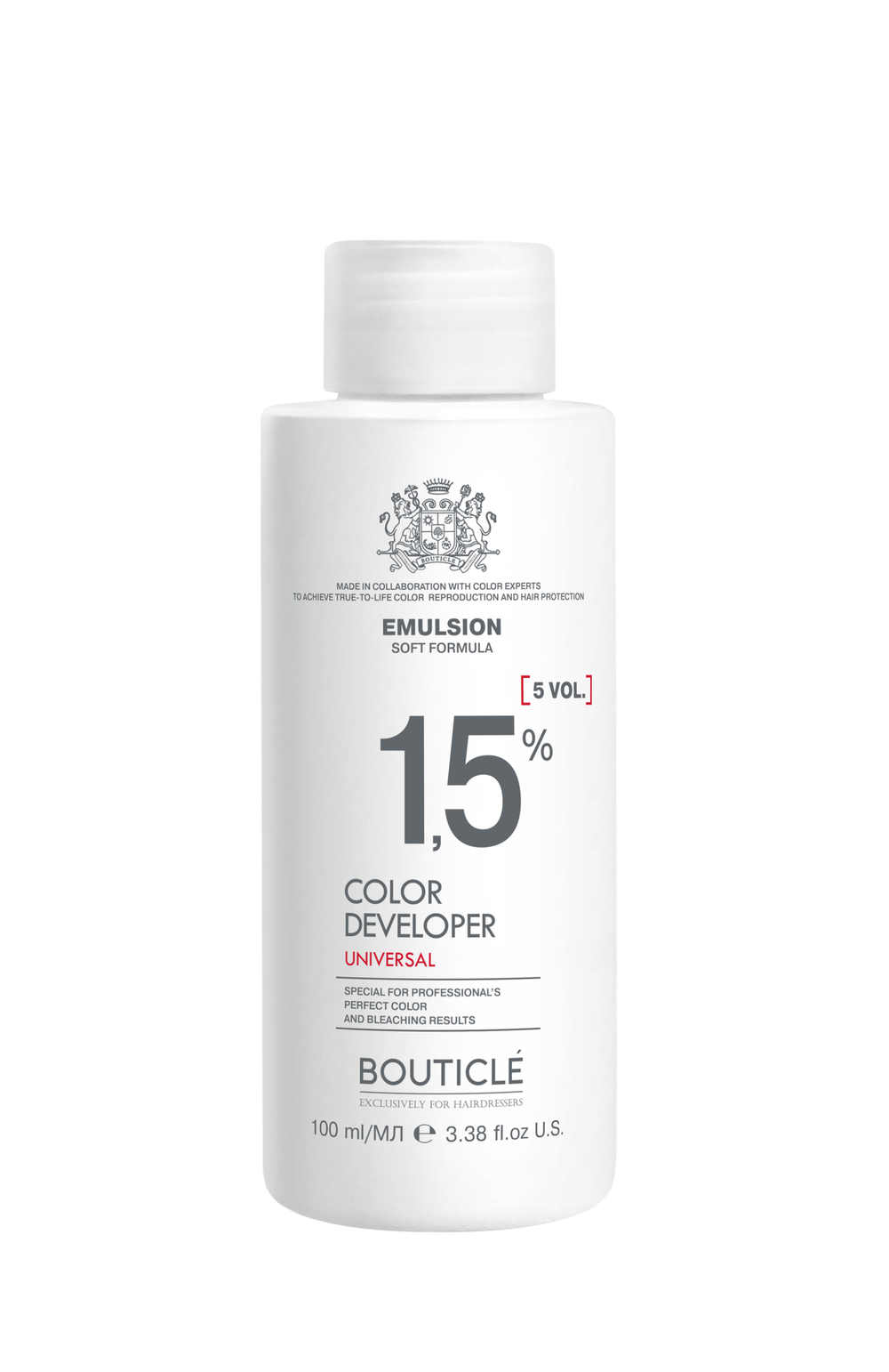Оксидант-лосьон 1,5% - “Bouticle color developer 5 vol", 100 мл