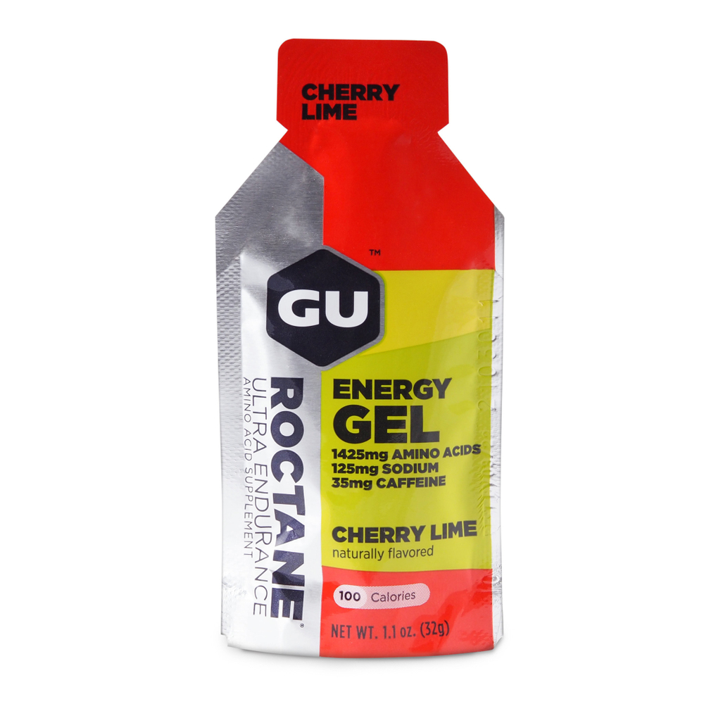 Гель энергетический GU ROCTANE ENERGY GEL (вишня-лайм), 32г 4шт