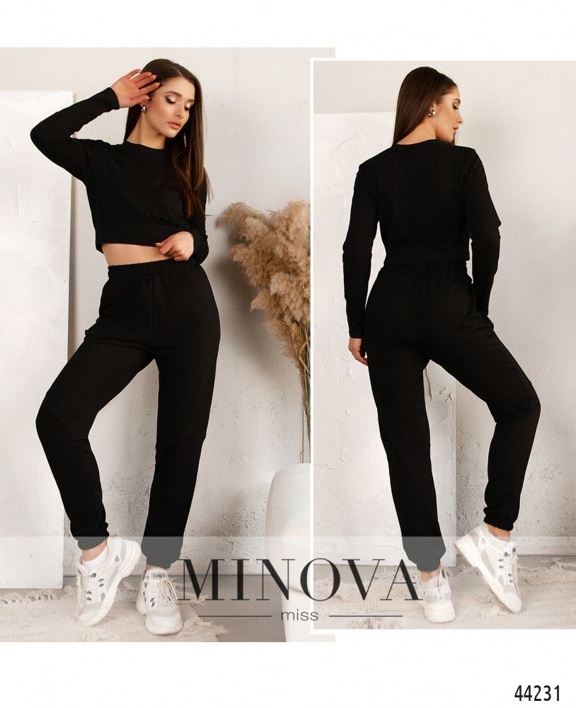 Костюм 2151-черный Minova