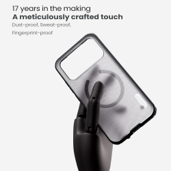 Чехол тонированный c MagSafe для Xiaomi Poco F8 Ultra и Redmi K90 Pro Max, серия Super Frosted Shield Pro Magnetic (Clear version) от Nillkin