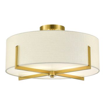 SLE3010-302-04 Светильник потолочный Латунь/Белый E27 4*60W LINTON