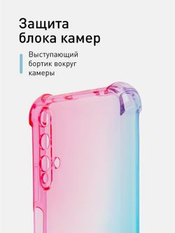 Чехол ROSCO для Honor 20;Huawei nova 5T оптом (арт. HW-H20-HARD-TPU-PINK-BLUE)