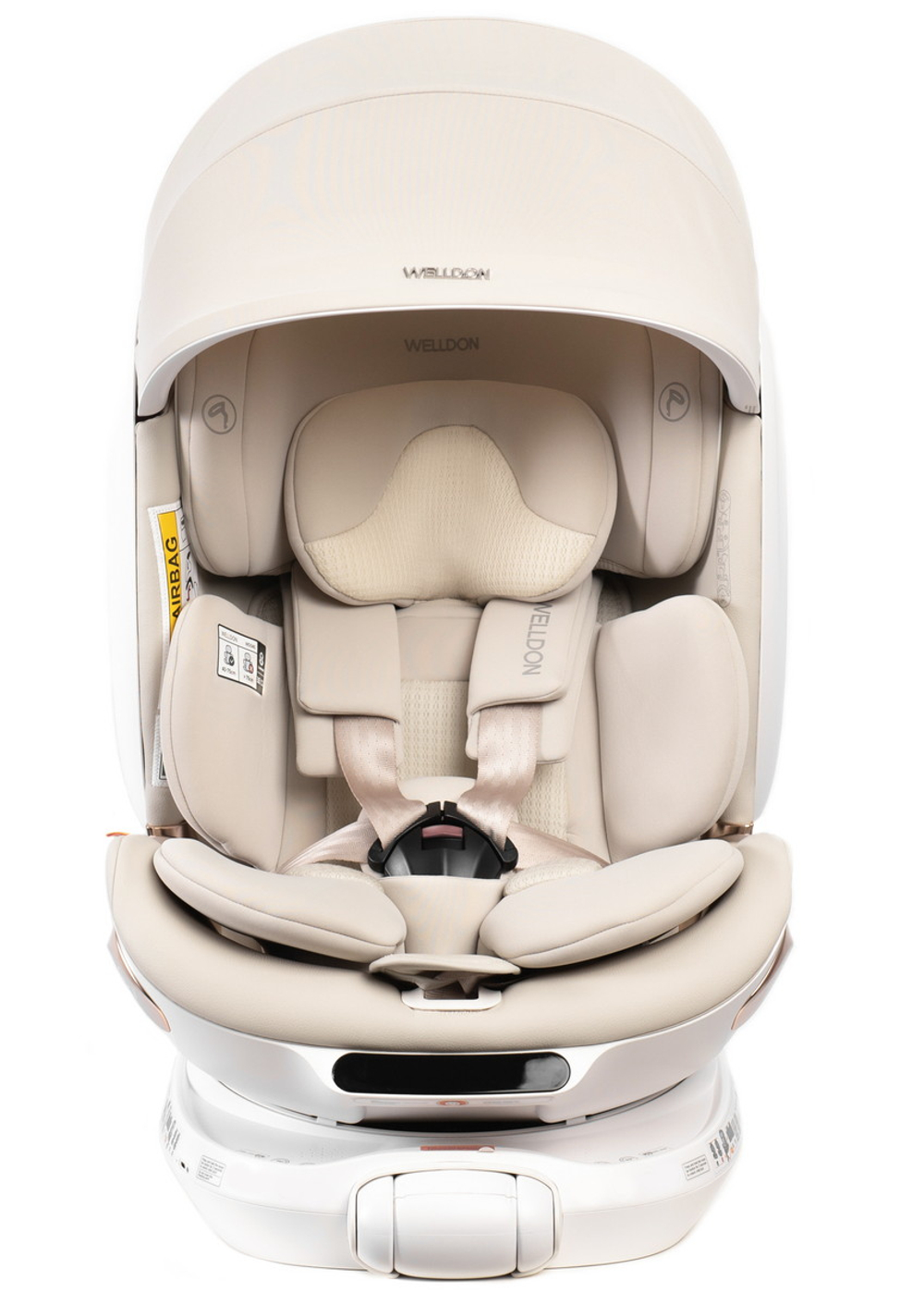 Автокресло Welldon Smarturn Air i-Size Ivory молочный
