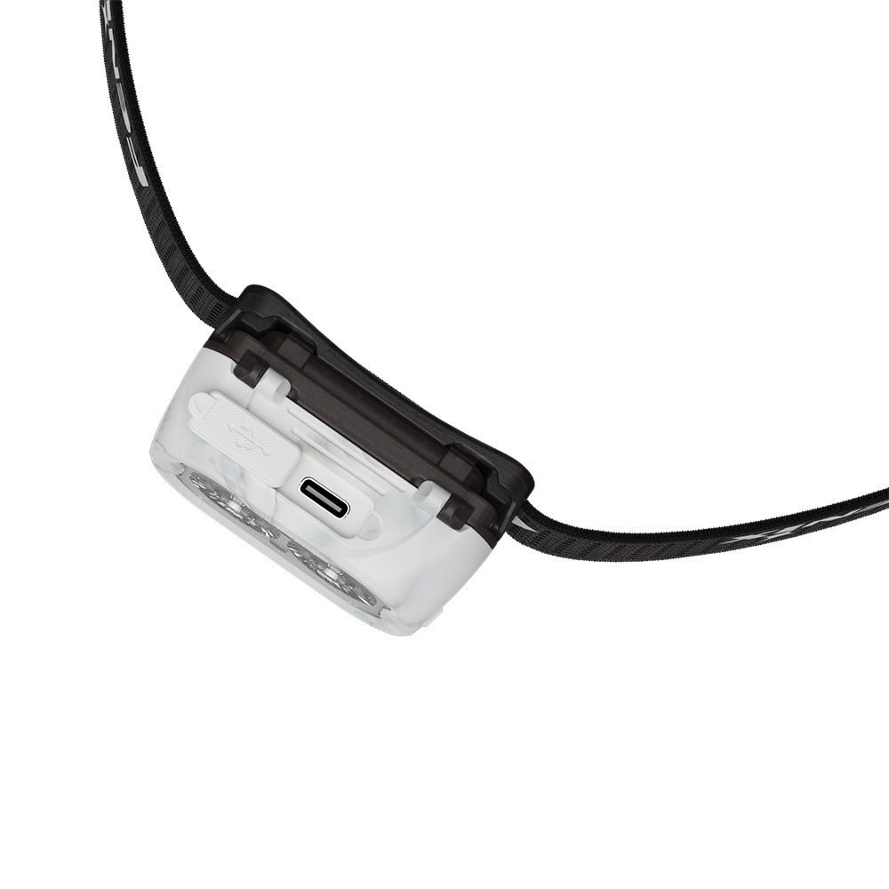 Фонарь Fenix налобный HL18R-T V2.0 белый с черным ремешком