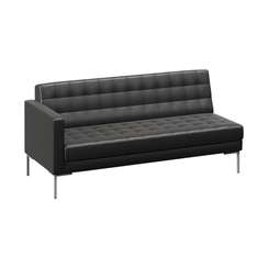 Forest Секция с подлокотником трехместная FR-SP-03 (R) Oregon 16/Металл Серый 1850*800*840