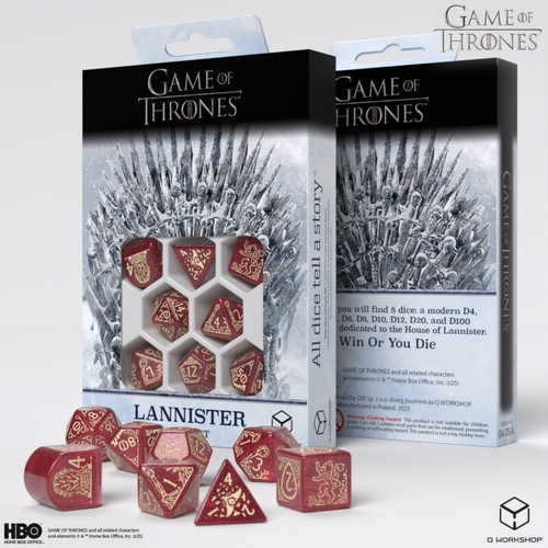 Game of Thrones. Lannister Dice Set