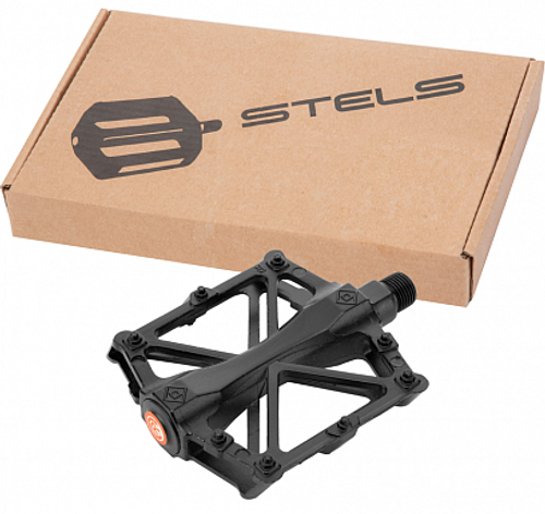 Педали FSD-HX181, ось 9/16", алюминиевые чёрные