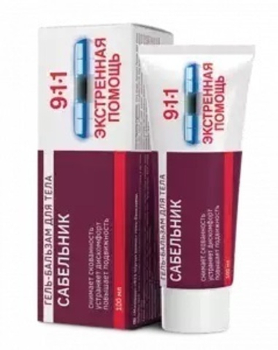 Гель-бальзам для тела при боли в суставах и мышцах «Сабельник» 100мл