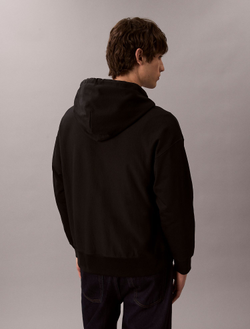 Худи на молнии Calvin Klein Premium Terry Relaxed Zip Hoodie Black