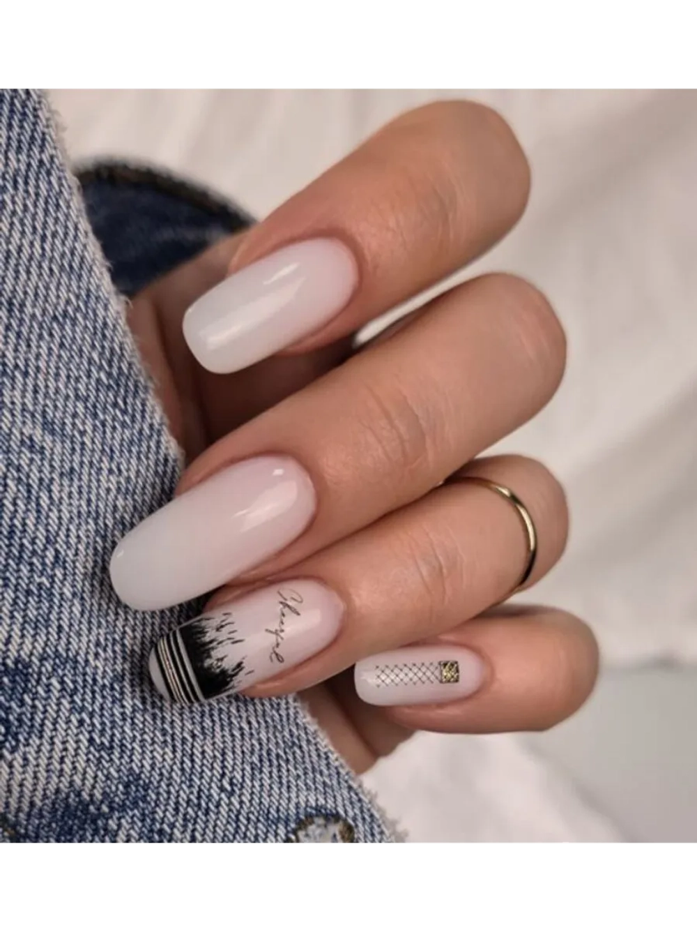 Lucky Rose Слайдеры наклейки для ногтей Foil 93