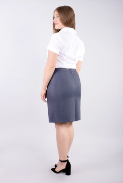 Юбка женская 051-50, серый #88С01051-50