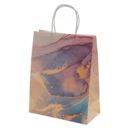 GAEM Пакет подарочный (бумага 120г/м2, блок микс 12шт), L14,5 W8 H21 см, 5в.