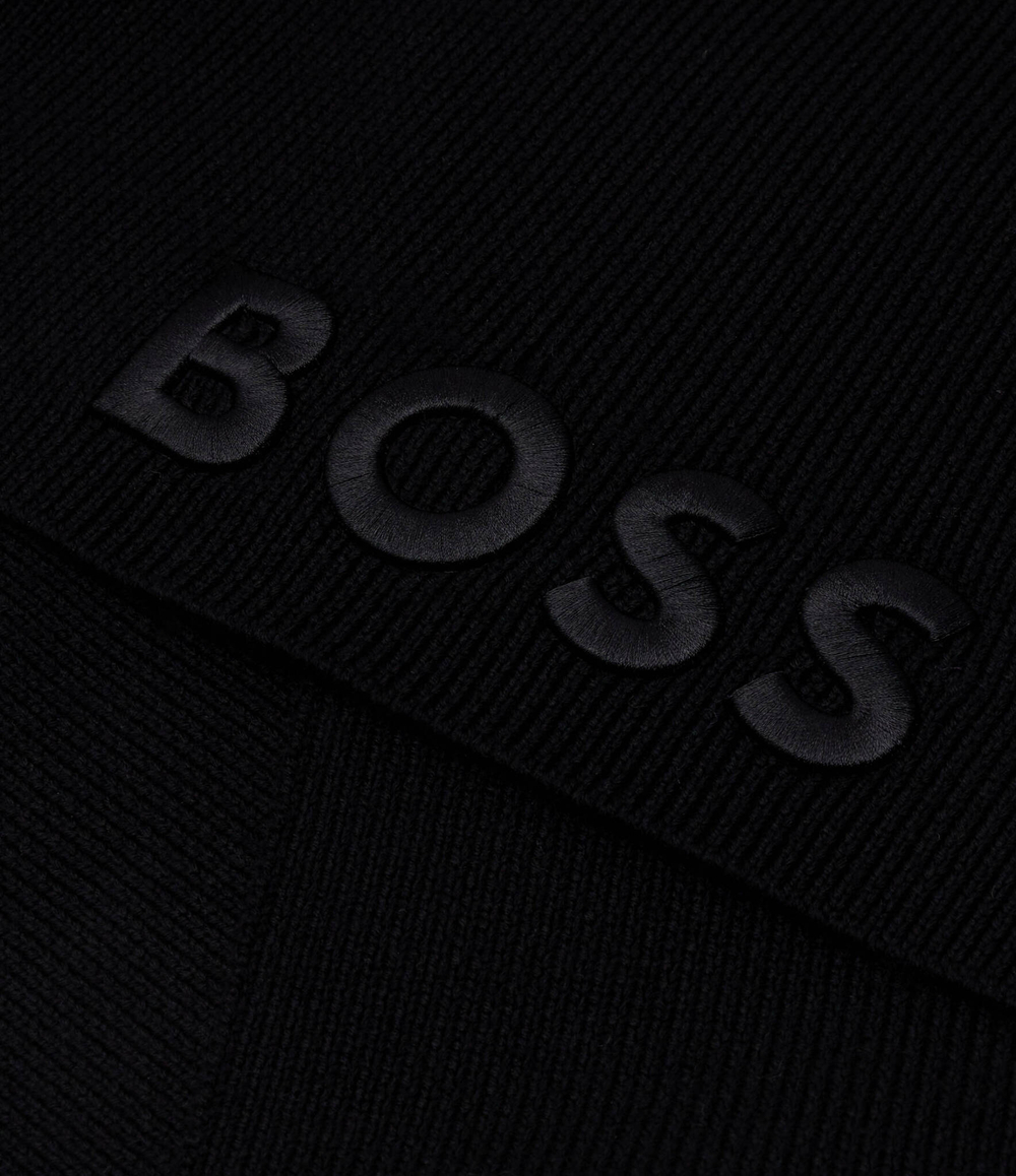 Хлопчатобумажная шаль BOSS BLACK - черный(50497861)