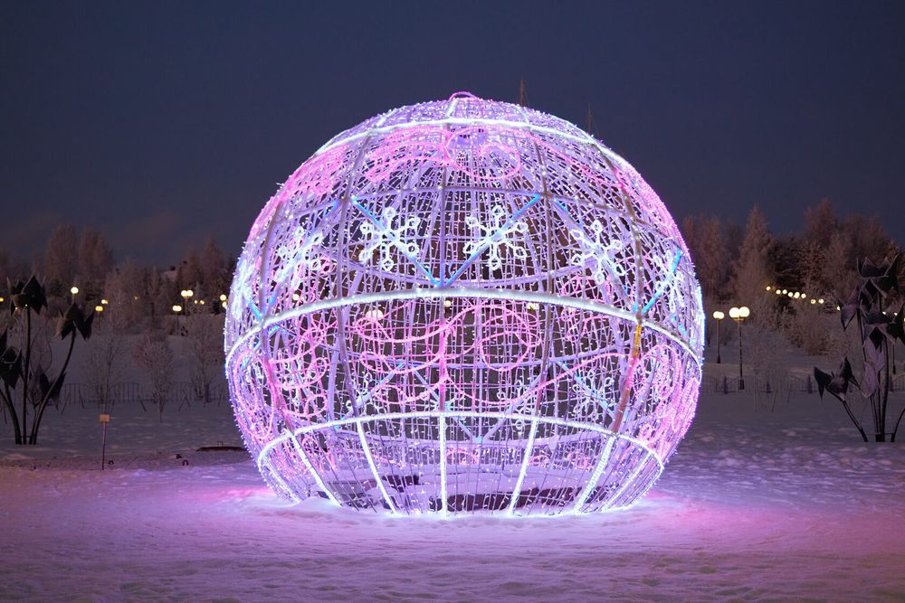 Светодиодный шар "Полярный"