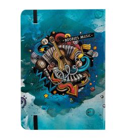 BM-05/4 Блокнот сред. «Звуки музыки» (3D твердая обложка)