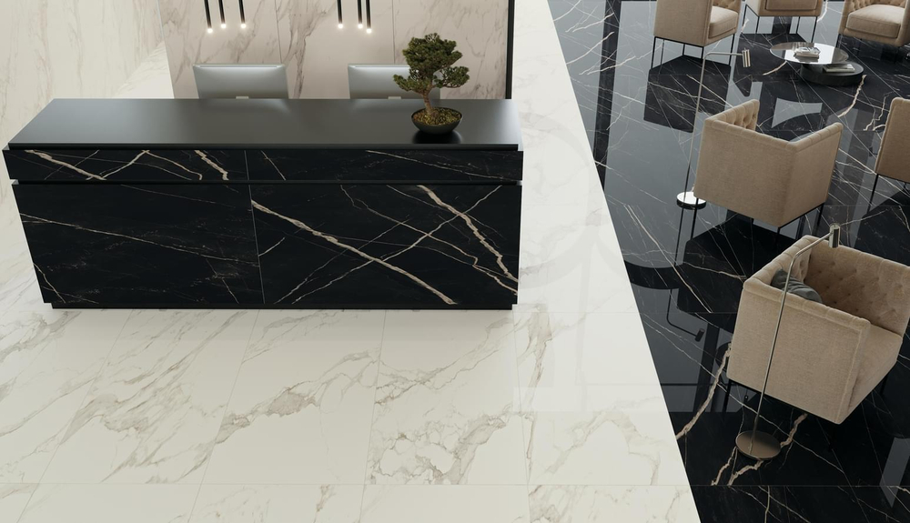 Atlas Concorde Russia Empire Calacatta Black Rett 80x160