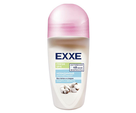 Антиперспирант жен. EXXE  50мл ролик Fresh SPA Невидимый