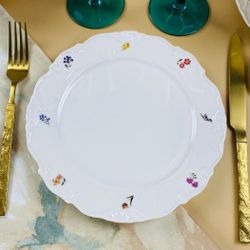 Lenardi 109-203 Набор из 6 тарелок 21х2см КРОКУС в под.уп.(х6)Фарфор