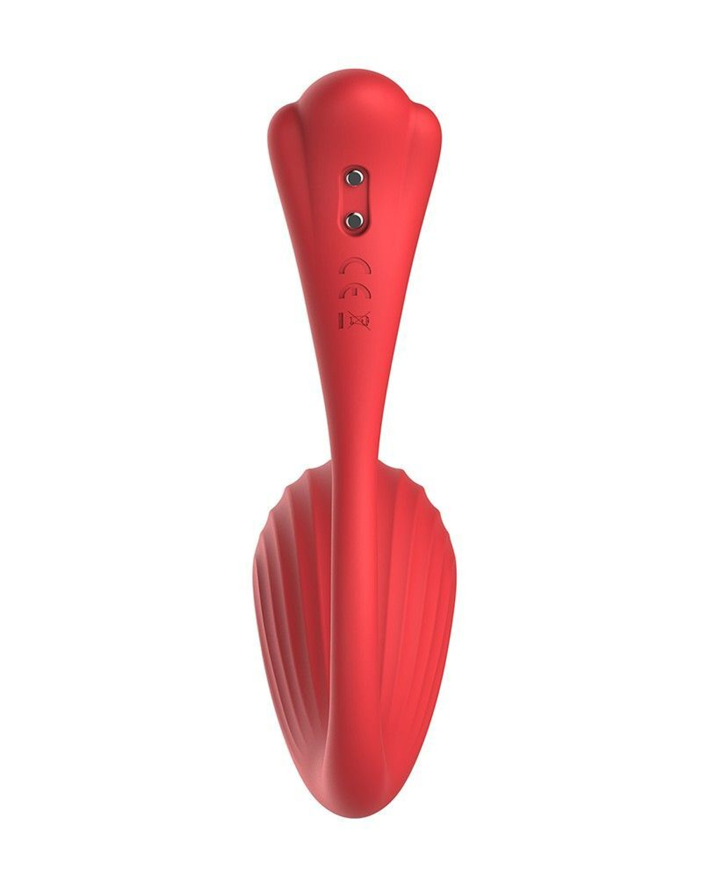 Красный интерактивный вибромассажер Phoenix Neo
