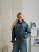 Комбинезон джинсовый