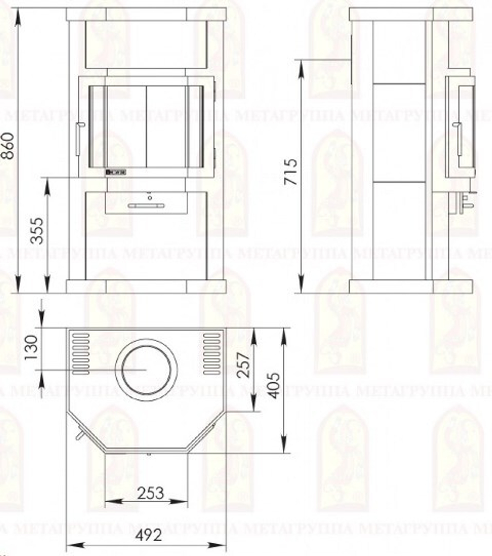 Печь-Камин Ока