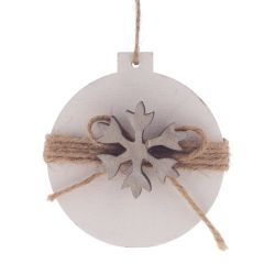 GAEM Украшение новогоднее "Снежинка", L8 W2,5 H9 см, 5в.