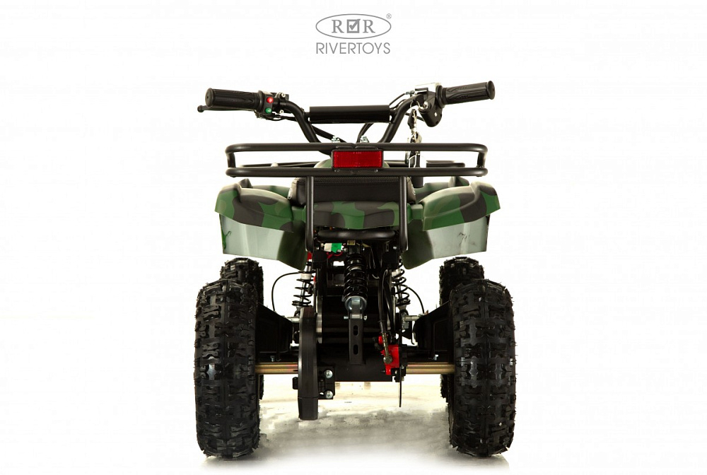 Детский электроквадроцикл RiverToys ANRI зеленый камуфляж