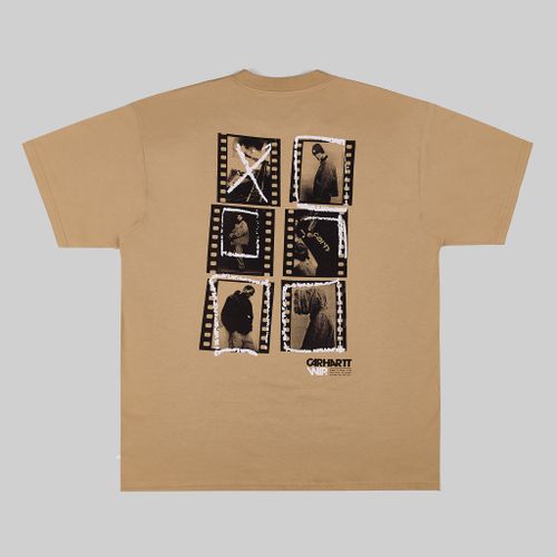 Футболка мужская Carhartt WIP Contact Sheet артикул:I033178_sable - купить в магазине Дайс