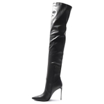 STEVE MADDEN Over the knee Boots 10.4cm Women"s Black
