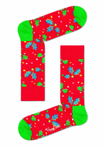 Носки унисекс Holly Sock с остролистом (Размер: 25) (Цвет: красный)