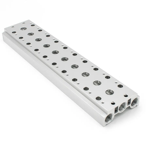 4V200M-10F Плита монтажная 10 мест для 5/2 и 5/3 пневмораспределителей