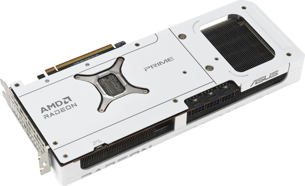 Видеокарта ASUS AMD  Radeon RX 9070XT PRIME-RX9070XT-O16GWHITE 16ГБ PRIME, GDDR6, OC,  Ret