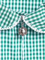 Комбинезон школьный на молнии для девочки Next 522-647, Зеленый